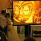 Песочное шоу на свадьбе в Екатеринбурге.