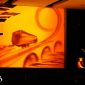 Шоу песочной анимации на новогоднем корпоративе компании «Трансибурал».